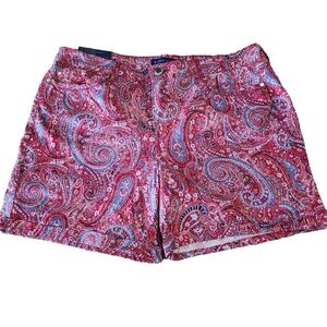 Bandolino Women's Red, White, and Blue NWT Paisley Shorts